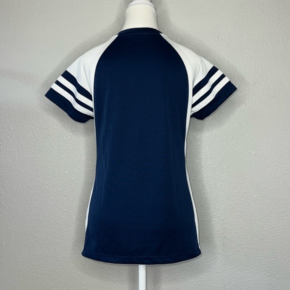 Seattle Seahawks Majestic Women's Lace Up Jersey W/ Sequins & Crystals - Picture 2 of 7